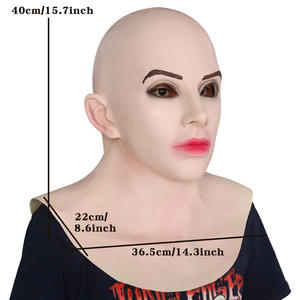 Masque effrayant marques d'Halloween, masque de clown effrayant, masque d'Halloween Full Head msk Masque d'Halloween masque de tête d'animal masque de <span class=keywords><strong>mascarade</strong></span> - Product Image 2