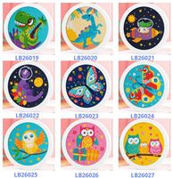Offre Spéciale : Kits de Peinture Diamant Miniature Encadrée pour Enfants de 3 à 6 ans, 4 à 8-12 ans, Art Créatif DIY avec Animaux de Dessin Animé en Strass, Idéal pour les Cadeaux de Fête