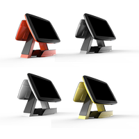 Sistem POS Layar Sentuh All-in-One ZHONGJI Windows Intel CPU Bluetooth/Wi-Fi Pemindai Kode QR Printer Internal Mesin Kasir