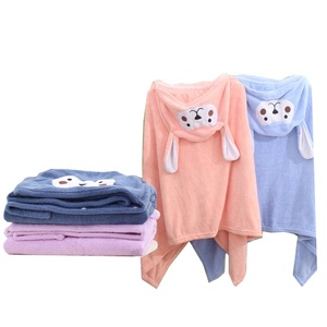 <span class=keywords><strong>2022</strong></span> venta superior Animal de dibujos animados suave con capucha Albornoz niño bebé toalla infantil niños Bata para uso en el baño - Product Image 1