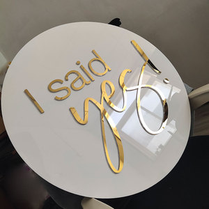 Custom 3D Acrylic <strong>Letters</strong> Small Gold <strong>Letters</strong> Logo Acrylic Reception <strong>Wall</strong> Signage - Product Image 3