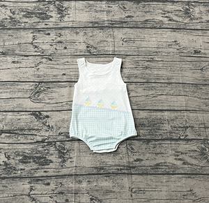 Mono Casual Tipo Burbuja para Bebés Niñas RTS Boutique Sailboat, 95% Algodón, Spandex, Tela Estampada, 200-220gsm, Recién Nacido - Product Image 3
