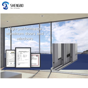 Trung Quốc Phong cách hợp kim nhôm kính cường lực cửa trượt với phân vùng màn hình côn trùng thích hợp cho các khu vườn và bệnh viện - Product Image 4