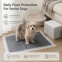 Alèses jetables en charbon de bambou PE pour chiens et chats, anti-odeur, écologiques, imperméables, pour un nettoyage facile – Approvisionnement direct usine