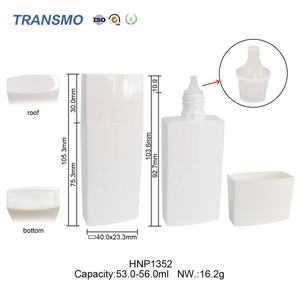 Emballage de bâton de crème solaire liquide recyclable, personnalisation du logo, tube de correcteur, 50 ml, flacon de crème solaire à presser, fabricant d'emballages - Product Image 2