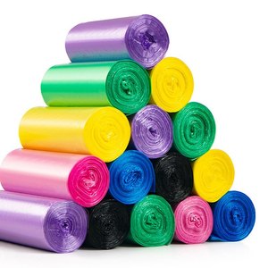 Máquina de bolsas de basura rentable, Material PE, tamaño personalizado, bolsa de basura en rollo, trato directo de fábrica - Product Image 1