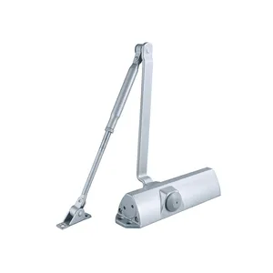 Best Quality 25-55kg Adjustable Angle Hydraulic Aluminum Alloy Triangle Door Closer For Glass