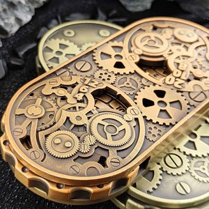 Juego de 7 dados poliédricos de aleación de zinc con doble disco para juegos de rol, D&D, Dungeons & Dragons, con caja de regalo - Product Image 2