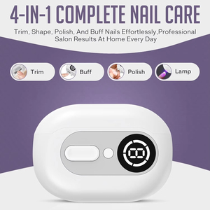 Lime à ongles électrique et coupe-ongles Jumon pour enfants et adultes, anti-pincement, automatique, multifonction - Product Image 3