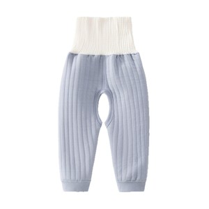 Pantalones de Bebé con Abertura en la Entrepierna, Cintura Alta, Algodón Térmico, Cálidos para Otoño e Invierno, Unisex, para Bebés y Niños Pequeños - Product Image 5