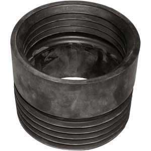 EXTENSION DE TOILETTE DROITE EN CAOUTCHOUC NOIR concentrique-Outil de tournage - Product Image 1