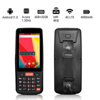 جهاز PDA401 الصناعي الأكثر مبيعًا، كمبيوتر محمول مع ماسح ضوئي للباركود 1D/2D، جهاز جمع بيانات محمول باليد مع تقنية NFC وRFID، معالج ARM A53 بسرعة 1.5 جيجاهرتز متوفر في المخزون