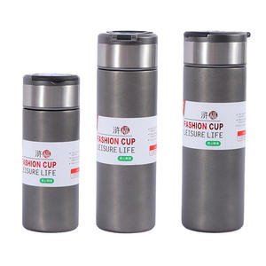 Gobelet isotherme en acier inoxydable JinFu Fashion Cup 304, argent, noir, vert, pour la maison, le bureau, la voiture, cadeau, usage professionnel - Product Image 1