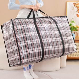 Large <b>Storage</b> Totes Waterproof Moving <b>Bag</b> for Dorm Room Essentials with Zipper for <b>Clothes</b> - Product Image 6