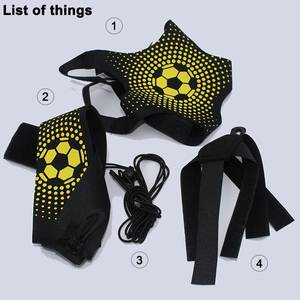 Entrenador de Fútbol Ajustable, Ayuda para Entrenamiento de Patadas de Fútbol, Cuerda Elástica con Agarre para Niños, Equipo Deportivo de Tenis - Product Image 3