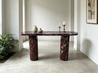 Meubles d'entrée modernes et minimalistes de luxe, table d'entrée en marbre, table console en marbre naturel
