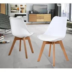 Eco-Friendly Dining Wooden Chair Nordic Simple Back Dining Chair For Hotel Dining