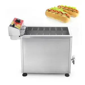 Mesin pembuat anjing panas korea pabrik profesional mesin penggorengan anjing panas telur dengan harga terendah