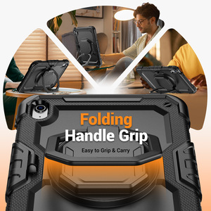 Funda Protectora de TPU para iPad Pro <span class=keywords><strong>11</strong></span> y <span class=keywords><strong>11</strong></span>.ª Generación con Diseño Resistente a Caídas, Soporte Giratorio y Funciones Portátiles - Product Image 3