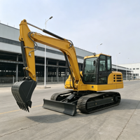 Nouvelle pelle rétrocaveuse sur chenilles SH800 76 tonnes 760 CV, équipement de construction lourd hydraulique fabriqué au Shandong