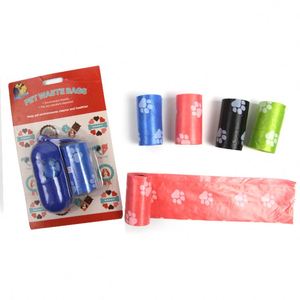 Sacs à déjections canines personnalisés en plastique avec distributeur pour le nettoyage des animaux de compagnie - Product Image 1