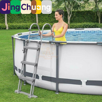 Piscine Jingchuang56488 avec support rond, piscine familiale, grande piscine extérieure
