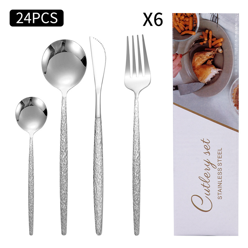 Silver 24pcs