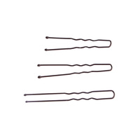 Épingles à cheveux élégantes en métal noir en forme de U, ensemble épingles à cheveux en acétate, outils de coiffure en gros