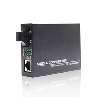 Konverter Media Serat Optik Dual-fiber 10/100Mbps Multimode 850nm 550m SC/ST