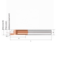 Barre de micro-alésage MFR pour rainurage de profilés en acier, outils de perçage CNC pour petits trous, tournage de précision, économique, personnalisé, métrique