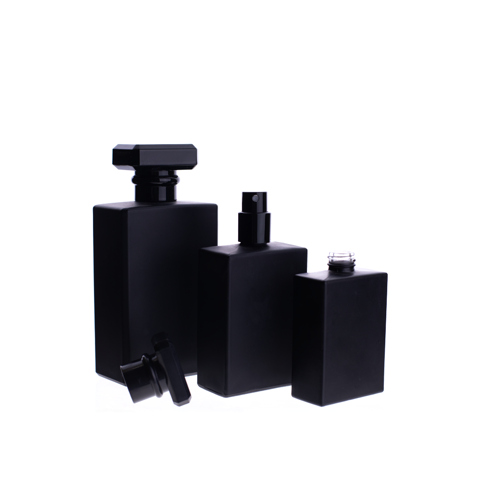 black cologne bottles