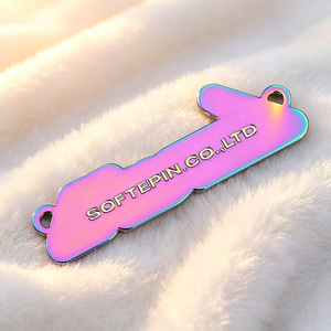 Waterproof Metal Logo Aluminum Embossed for Boots & Hat Custom Logo Low MOQ for Apparel Fast Shipping for <b>Luggage</b> - Product Image 1