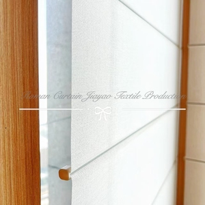 High-End di lusso personalizzato bianco Roman ombra intelligente parasole elettrico tenda <span class=keywords><strong>rullo</strong></span> per casa ufficio moderna Grommet per soggiorno - Product Image 5