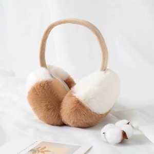 冬耳マフプラスサイズフリースウールと布ポール折りたたみ可能な暖かいイヤーマフ - Product Image 5