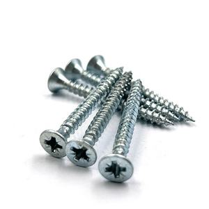 Buena calidad China fabricación 30mm 40mm 50mm Chipboad autorroscante Din7505 Chapado en zinc - Product Image 3