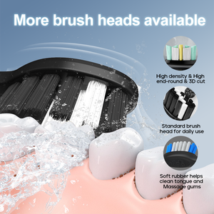 Brosse à dents électrique sonique rechargeable SEAGO SG-2750 OEM personnalisée 42000 VPM pour adultes avec minuteur de 2 minutes et indice IPX7 - Product Image 5
