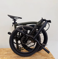 Vélo pliant MINT 20 pouces avec fourche en carbone, 11 vitesses, transmission électronique, freins à disque hydrauliques, vélo pliant à trois sections Mintparts
