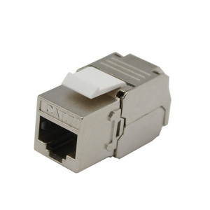 CAT7 Keystone Jack 180 Độ FTP SFTP Shield <span class=keywords><strong>RJ45</strong></span> Ổ Cắm Mô-đun Không Có Công Cụ Nữ Keystone Jack <span class=keywords><strong>CAT</strong></span> <span class=keywords><strong>7</strong></span> - Product Image 4
