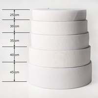 Bande élastique personnalisée en tissu 2cm-10cm, blanche et noire, en latex extensible pour sacs, chaussures et textiles de maison
