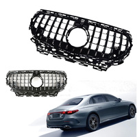 Nouvelle calandre avant de style Panamericana pour Mercedes-Benz Classe E W214 GT 2024-2026, en ABS, à barres verticales