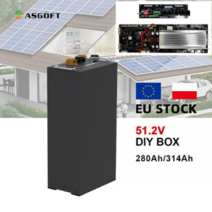 กล่องแบตเตอรี่แบบทำมือ51.2V 16kWh 15kwh สต็อก16S48V280AH สต็อกยุโรป320AH 300AH แบตเตอรี่16S ชุดกล่องแบตเตอรี่พร้อมบอร์ด BMS V19 - Product Image 1