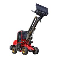 Heracles Livraison Gratuite Chargeur sur Roues Mini Diesel Haute Efficacité 1-5 tonnes Chargeur Frontal Télescopique Moteur 37KW Boîte de Vitesses Haute