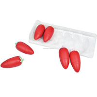 Stylo surligneur portable mini 6 pièces, motif tomate et carotte, mignon et kawaii, pour étudiants, marquage de notes, dessin manuel, papeterie, cadeau