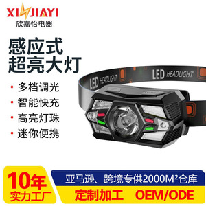 Phare LED rechargeable par USB, lampe frontale pour la course à pied, la pêche et l'utilisation en extérieur - Product Image 4