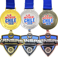 Médaille sportive personnalisée en alliage de zinc, unique et économique, médailles vierges personnalisables or, argent, cuivre, médaille sportive par sublimation