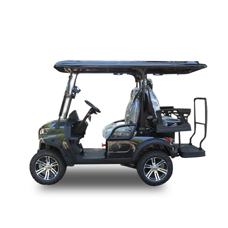 Custom Golfkarretjes 4-zits Elektrische Golfkar Onafhankelijke Ophanging Atv Jacht Auto