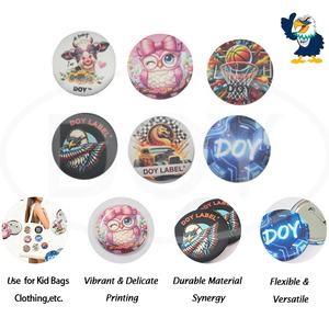 <strong>Metal</strong> <strong>Buttons</strong> Lapelpins Wholesale Custom Brand Logo Sublimation Printing Safety Lapel Tins for Bags and Backpacks - Product Image 3