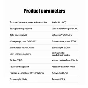 Máquina Comercial De Alta Potencia Tres en Uno Para <span class=keywords><strong>Limpieza</strong></span> a Vapor de Sofás, Alfombras y Hoteles, Tipo Manual, Multifuncional y Dedicada - Product Image 5