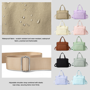 Sac de sport et de voyage HAIBOWY pour femme, couleur unie, grande capacité, léger, sac à bandoulière pour femme, idéal pour la <span class=keywords><strong>maternité</strong></span> - Product Image 3