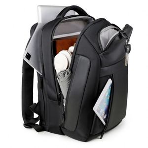 Executive England Style Laptop <b>Backpack</b> Waterproof 1680D Nylon Computer Bag with Usb Stylish Big <b>Anti</b> <b>Theft</b> Daypack - Product Image 6